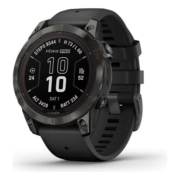 Reloj Gps Garmin Fenix 7 Pro Zafiro 47mm Color De La Caja Negro Color Del Bisel Negro Diseño De La Correa Quickfit