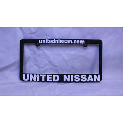 Porta Placas Nissan Gris Versa March Sentra 2012-2019 Negro