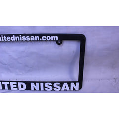 Porta Placas Nissan Gris Versa March Sentra 2012-2019 Negro