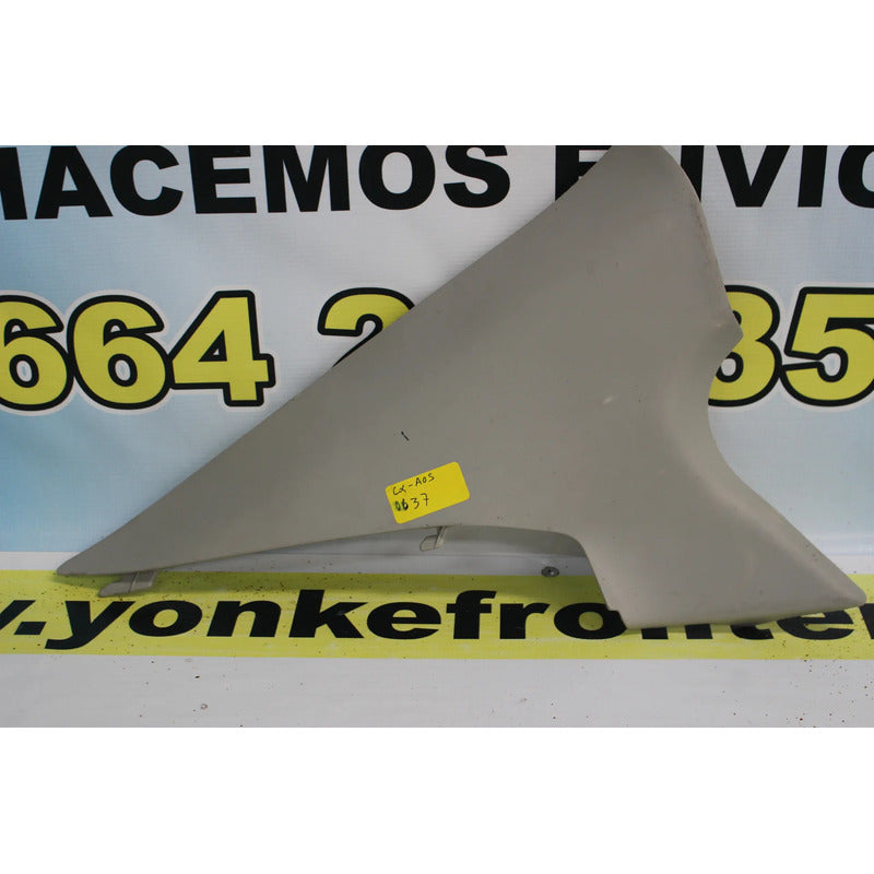 Moldura Poste Frontal  Izquierda Nissan Note  2014-2015 Beige